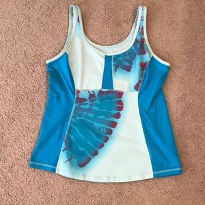 Lululemon workout top - gorgeous print!
